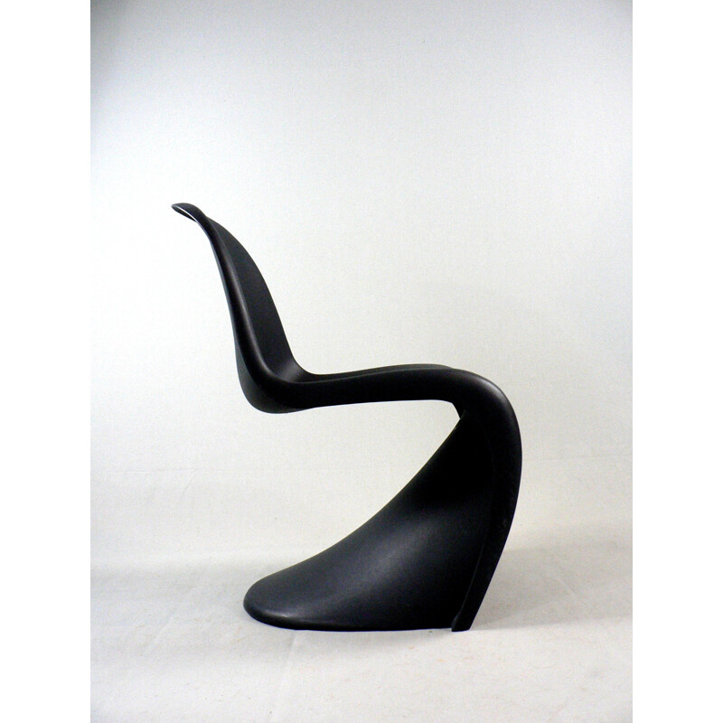 Panton anthracite chair by Vitra - 2000s