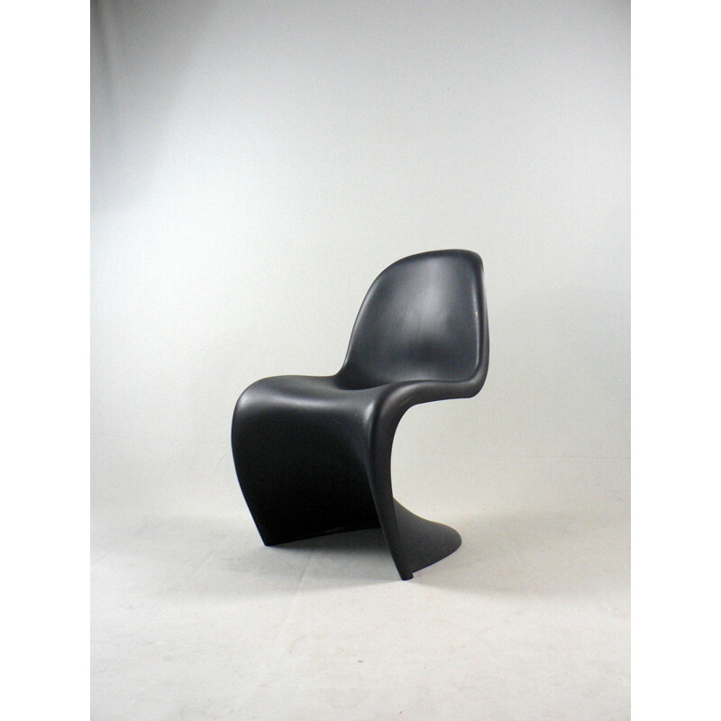 Panton anthracite chair by Vitra - 2000s