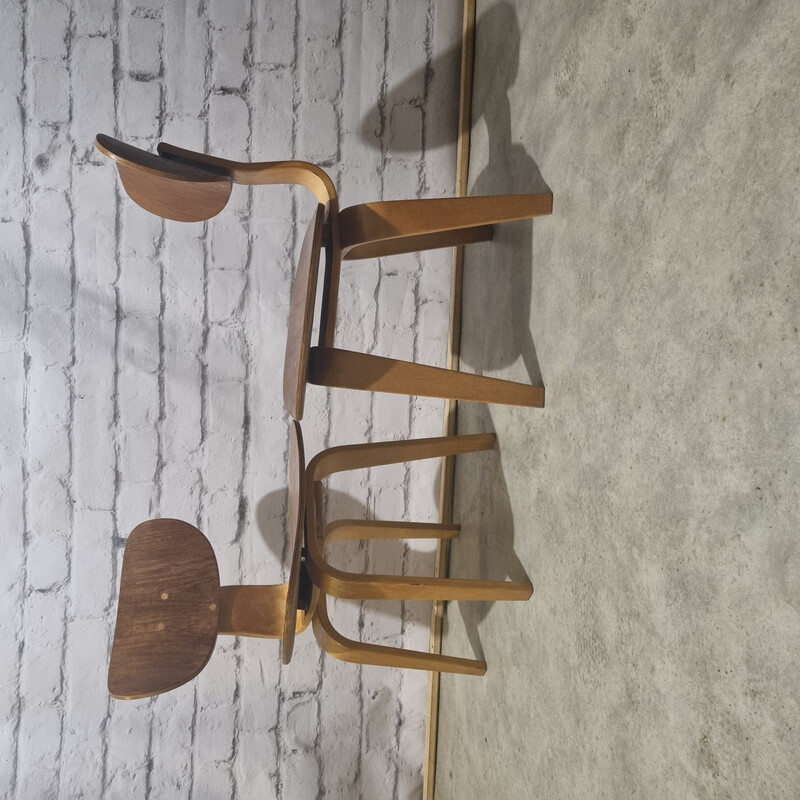 Pair of vintage Sb02 dining chairs by Cees Braakman for Pastoe, 1960s