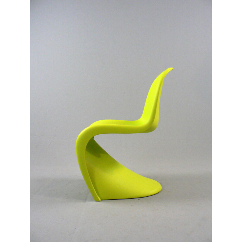 Green chair in plastics by Verner Panton produced by Vitra - 2000s
