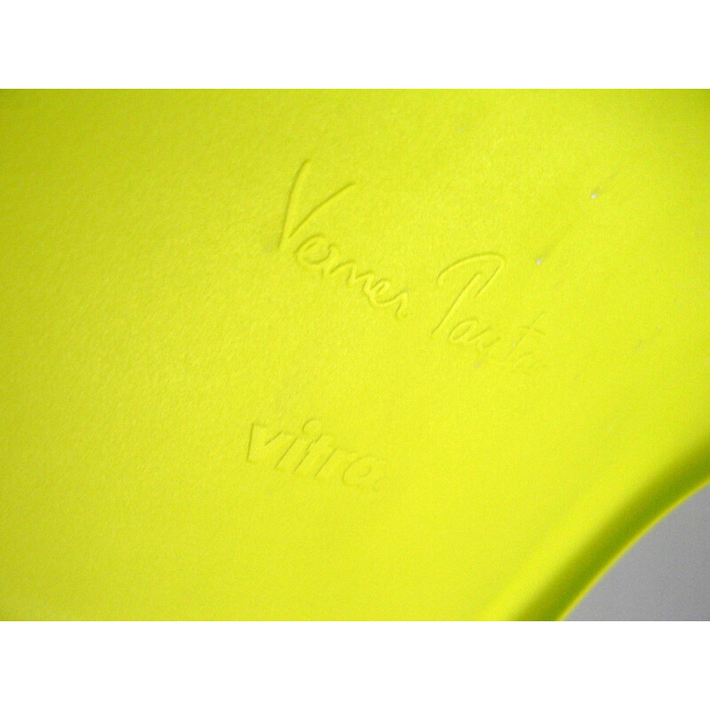 Chaise pour enfant verte de Verner Panton éditions Vitra - 2000
