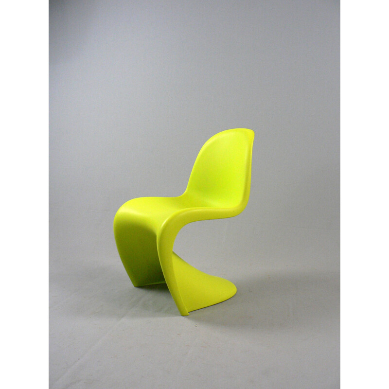 Green chair in plastics by Verner Panton produced by Vitra - 2000s