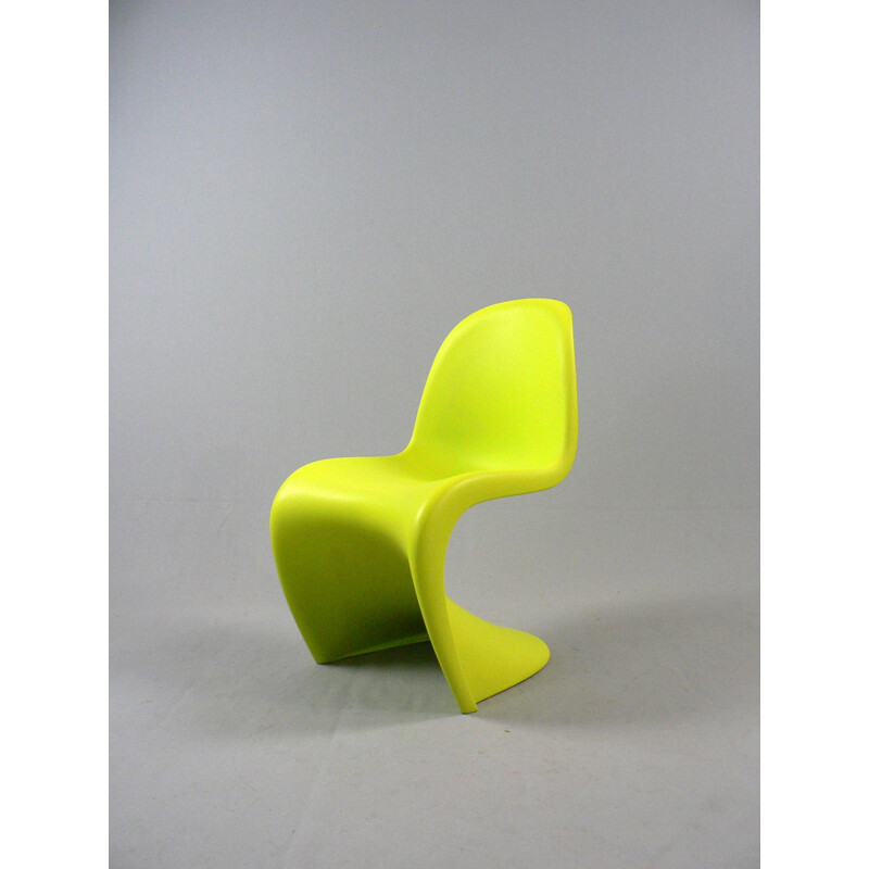 Green chair in plastics by Verner Panton produced by Vitra - 2000s