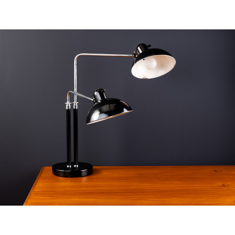 Lampe de table vintage "6580 Super" par Christian Dell pour Kaiser Idell, Allemagne 1930