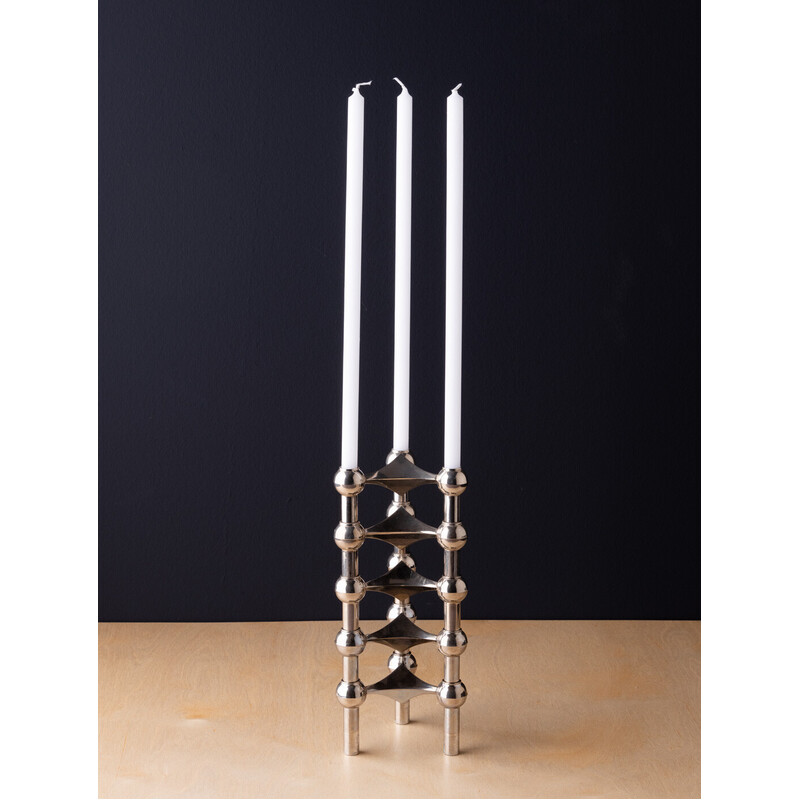 Candelabros vintage de Werner Stoff para Hans Nagel, Alemania Años 60