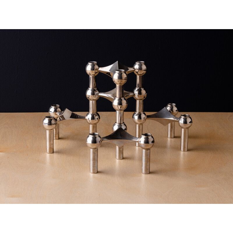 Vintage candlesticks by Werner Stoff for Hans Nagel, Germany 1960s