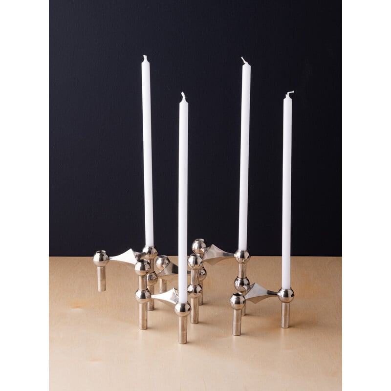 Vintage candlestick by Werner Stoff for Hans Nagel, Germany 1960s