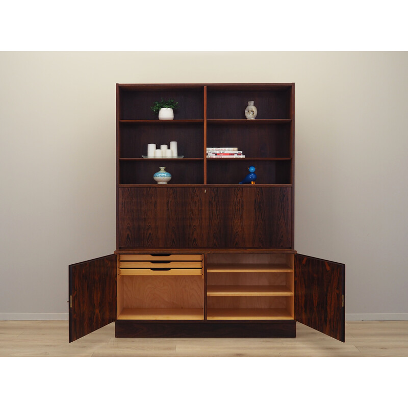 Vintage rosewood bookcase by Carlo Jensen for Hundevad, Denmark 1970