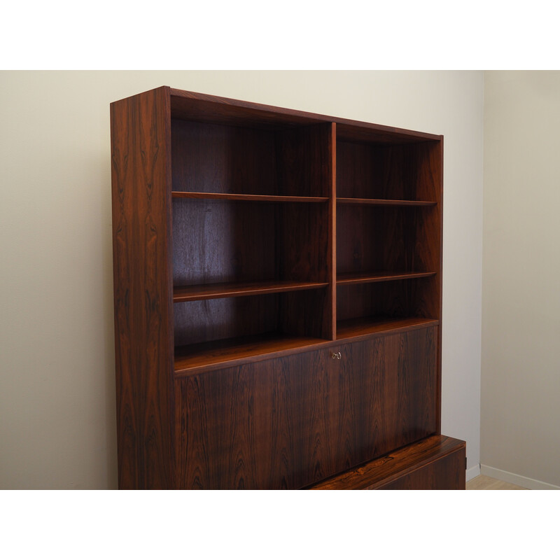 Vintage rosewood bookcase by Carlo Jensen for Hundevad, Denmark 1970