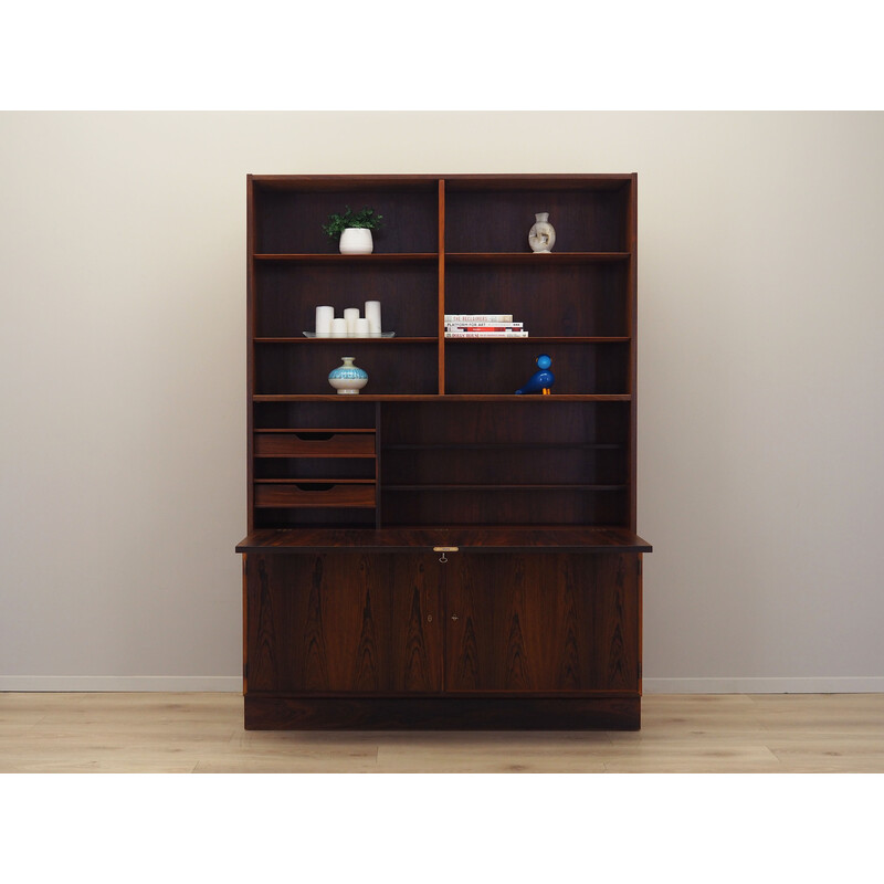 Vintage rosewood bookcase by Carlo Jensen for Hundevad, Denmark 1970