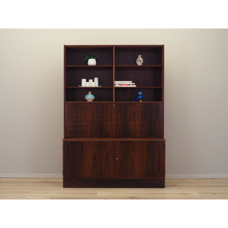 Vintage rosewood bookcase by Carlo Jensen for Hundevad, Denmark 1970