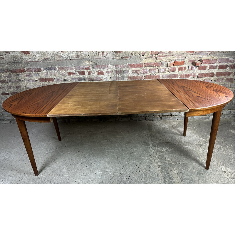 Vintage Scandinavian rosewood table by Skovmand and Andersen, Denmark 1960