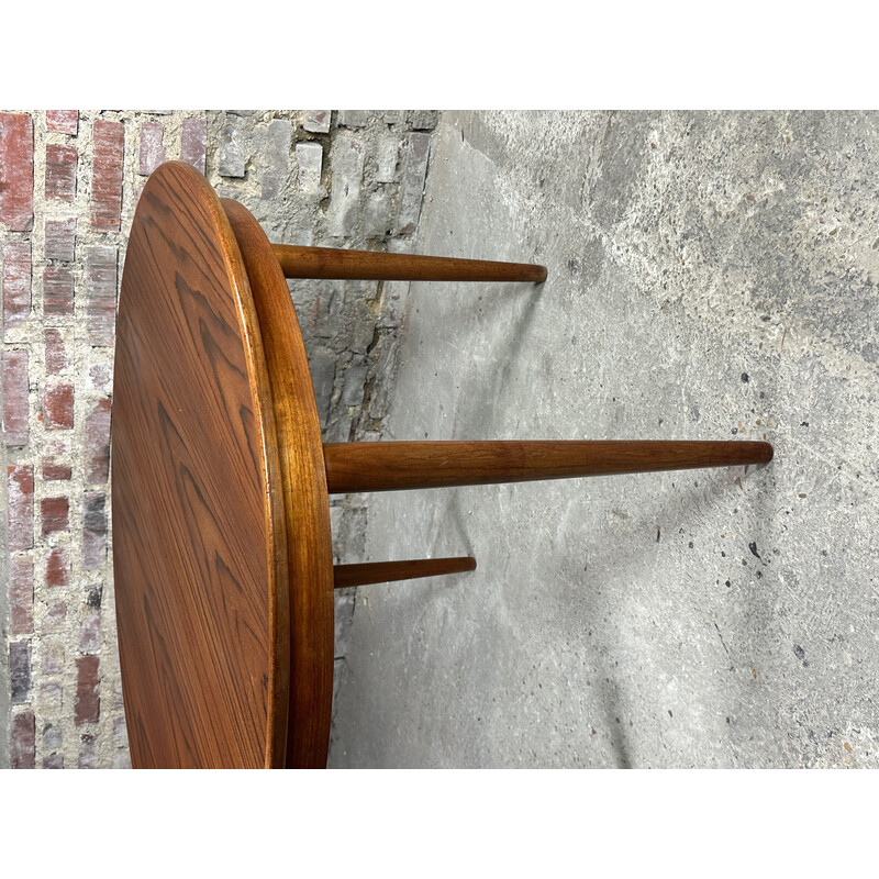 Vintage Scandinavian rosewood table by Skovmand and Andersen, Denmark 1960