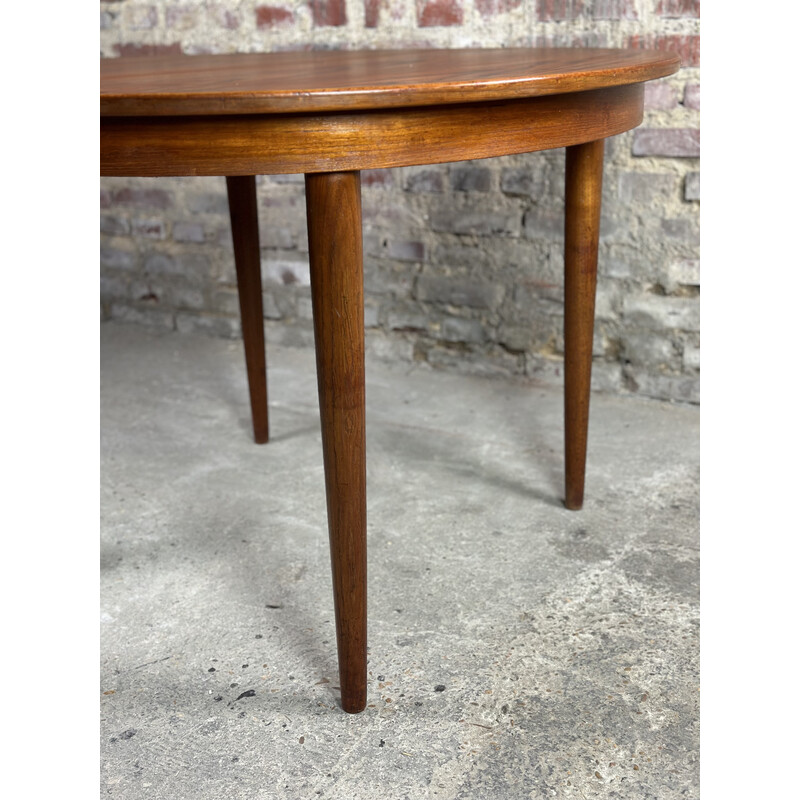 Vintage Scandinavian rosewood table by Skovmand and Andersen, Denmark 1960