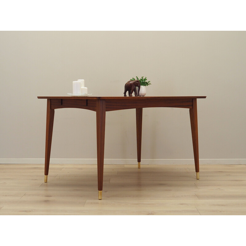 Vintage mahogany table, Denmark 1970