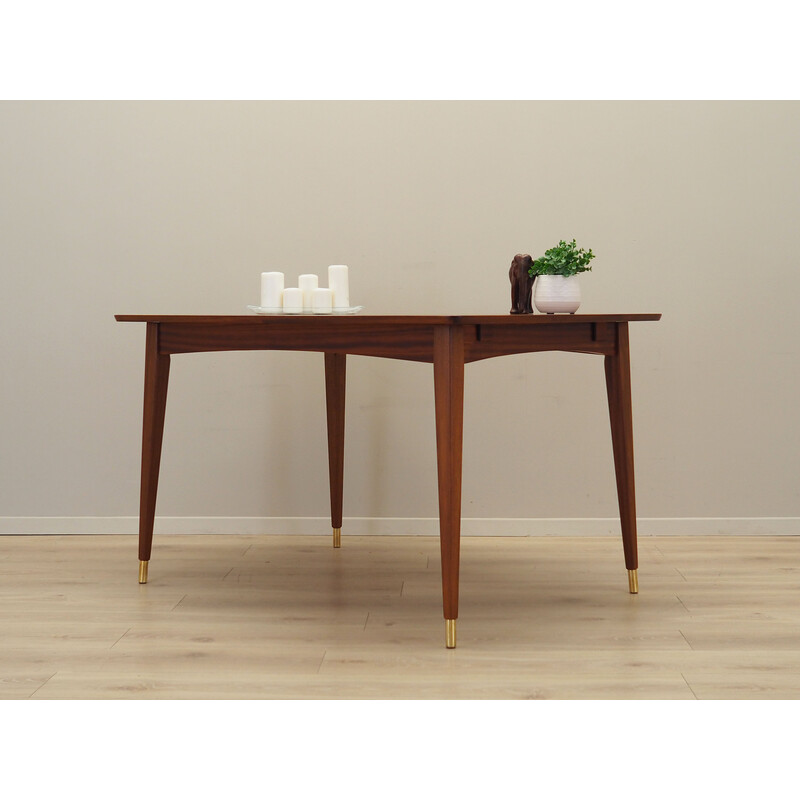 Vintage mahogany table, Denmark 1970