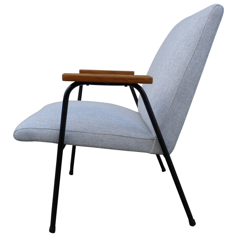 Fabric Bridge armchair - 1950s
