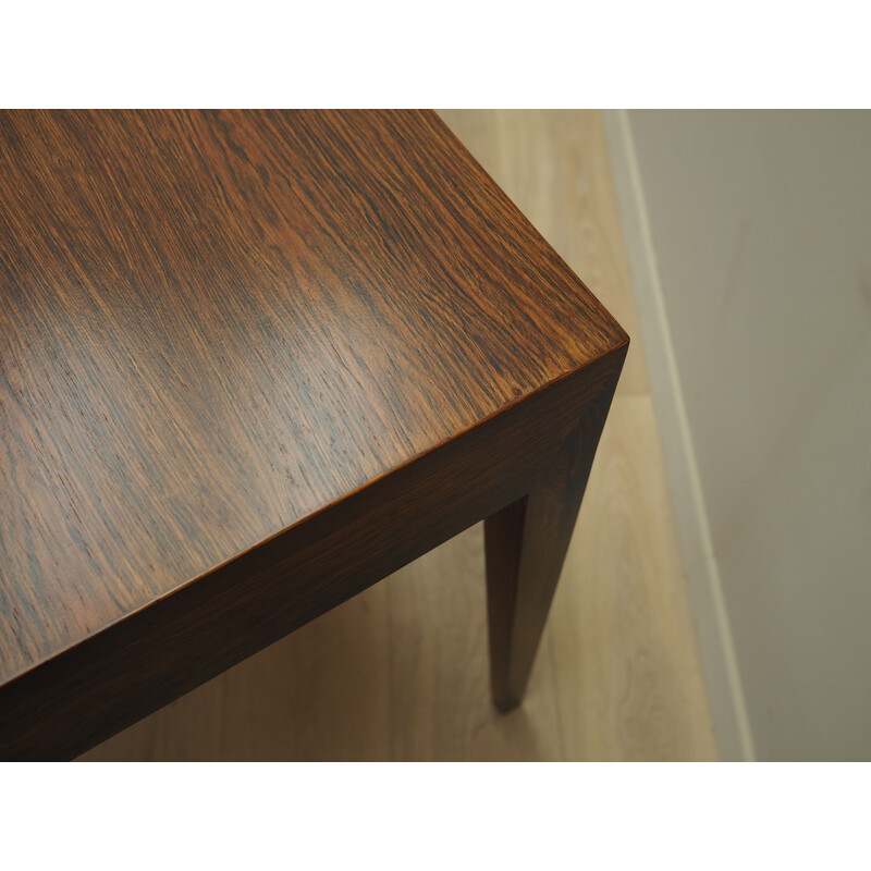 Vintage rosewood desk by Severin Hansen for Haslev Mobelsnedkeri, Denmark 1960