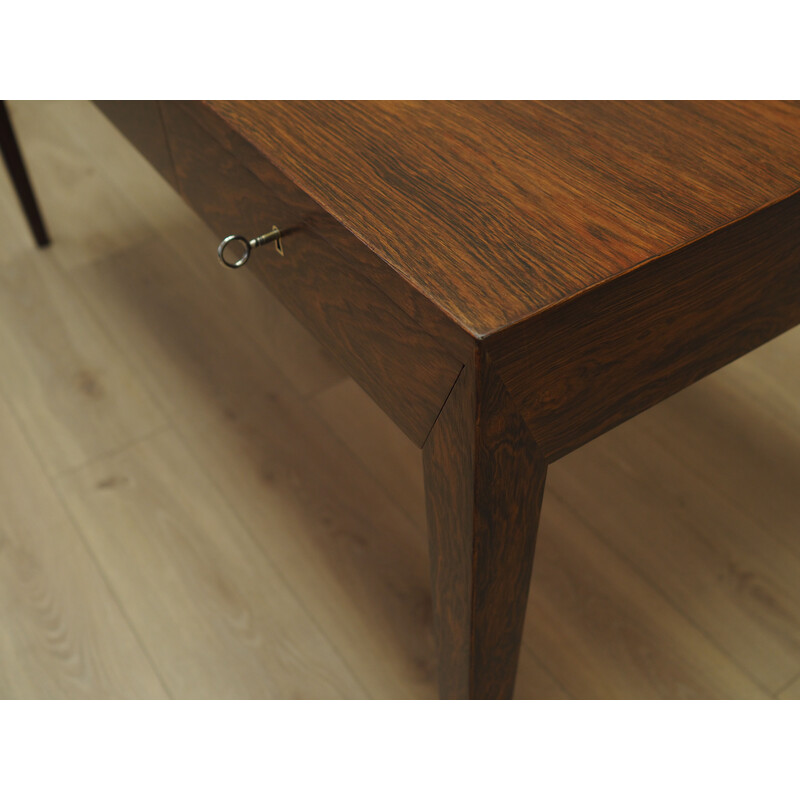 Vintage rosewood desk by Severin Hansen for Haslev Mobelsnedkeri, Denmark 1960