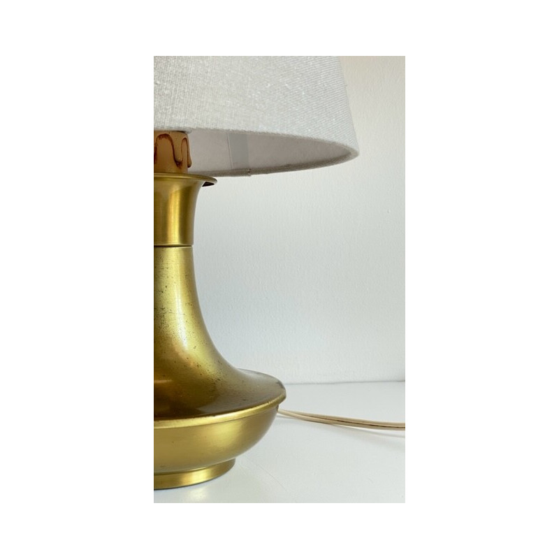 Vintage brass lamp, 1970