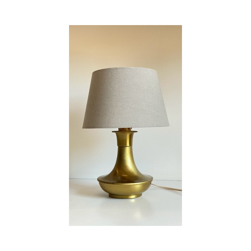Vintage brass lamp, 1970