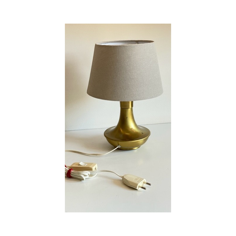 Vintage brass lamp, 1970