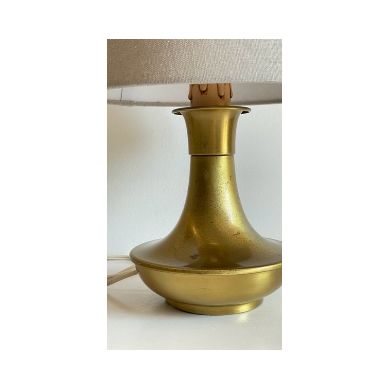Vintage brass lamp, 1970