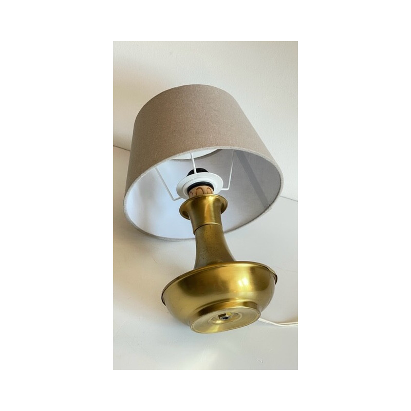 Vintage brass lamp, 1970