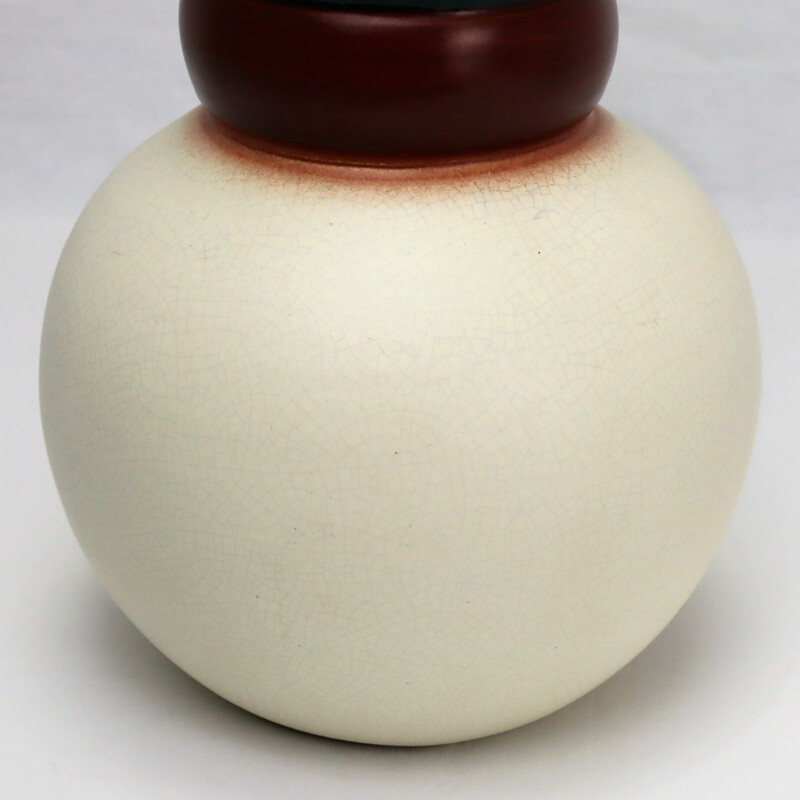 Vintage ceramic vase by Pol Chambost, France 1955