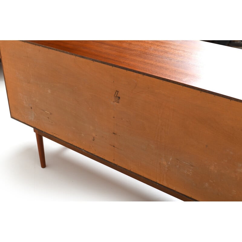 Vintage teak double chest with 8 drawers by Peter Lovig-Nielsen, Denmark 1960