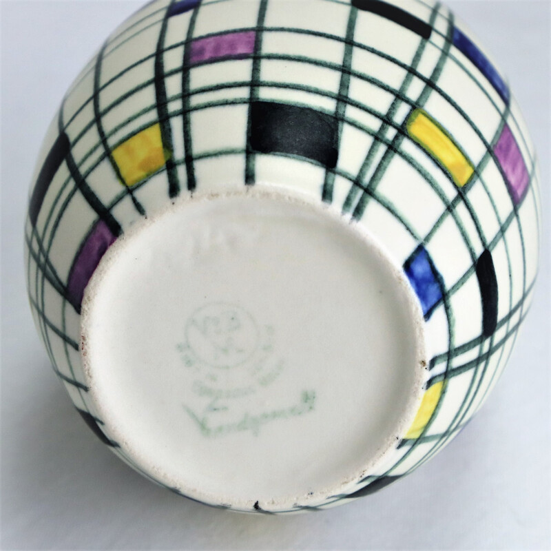 Coppia di vasi vintage di Maria Kohler per Villeroy et Boch, Francia 1950