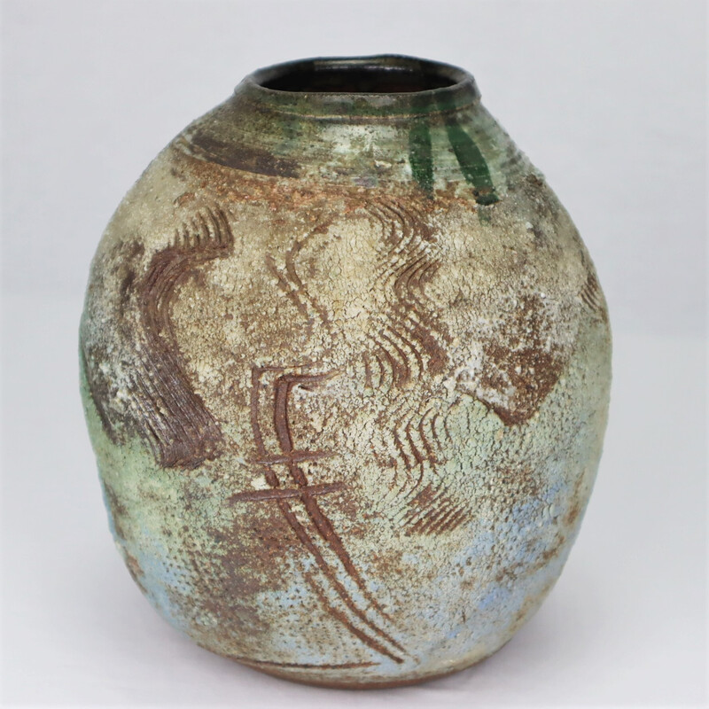Vintage-Vase aus Keramik von Thierry Basile