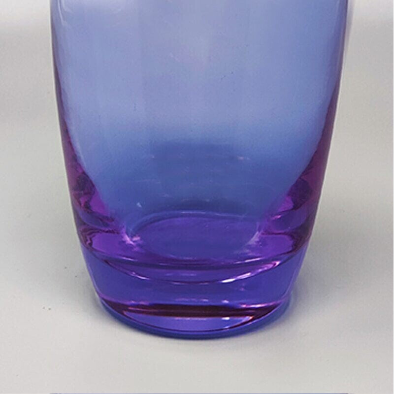 Vintage purple cocktail shaker in Murano glass, Italy 1960