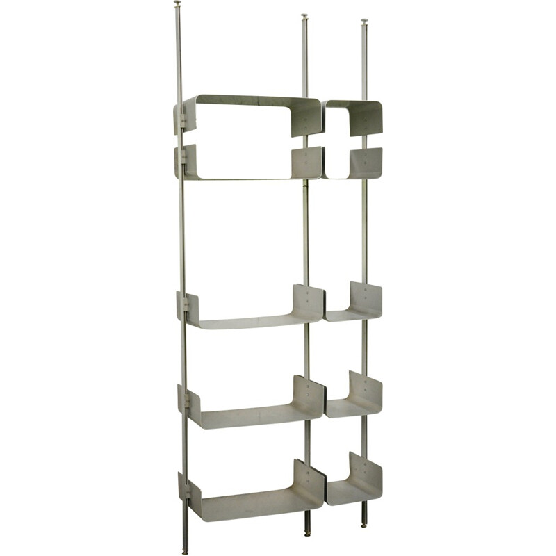 Aluminium modular shelf - 1970s