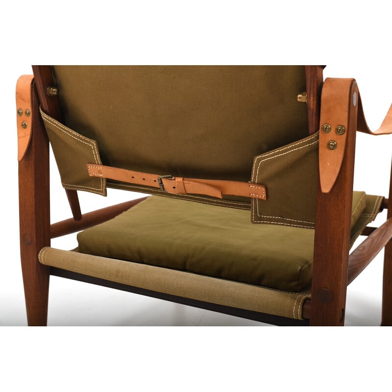 Paire de fauteuils Safari vintage par Kaare Klint pour Rud
