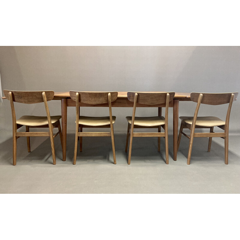 "Scandinavian Design" vintage dining set, 1950