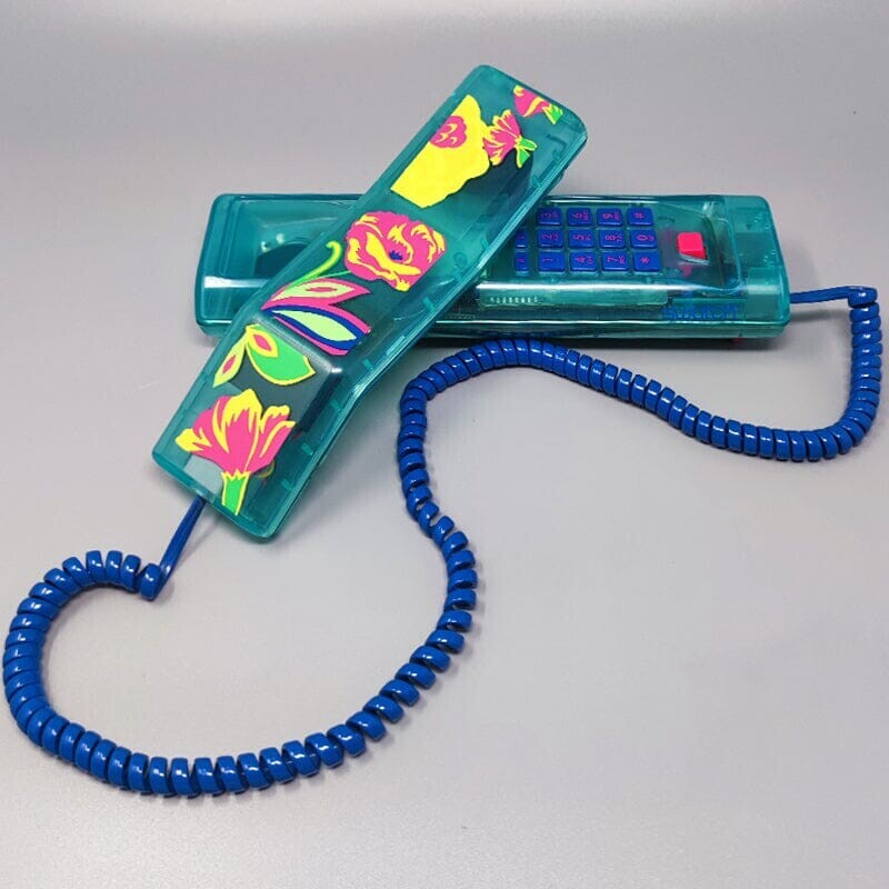 Teléfono gemelo vintage "Deluxe", años 90