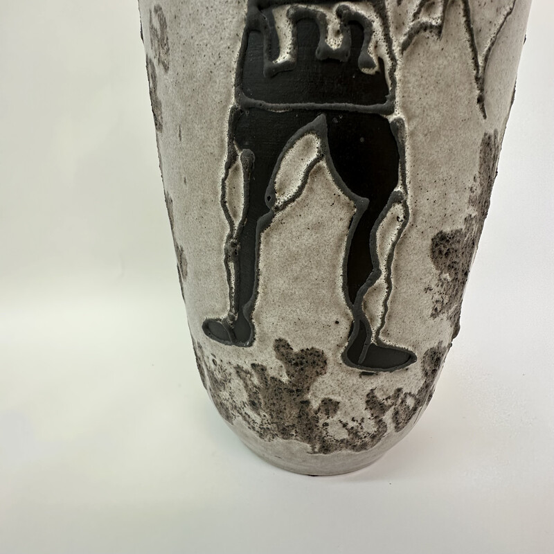 Vintage ceramic vase by Scheurich, Germany 1970