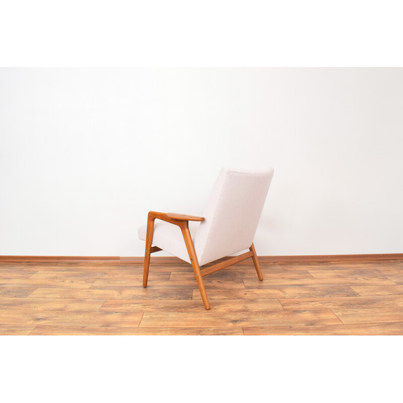 Vintage Ruster armchair in solid oakwood by Yngve Ekström for Swedese, 1960