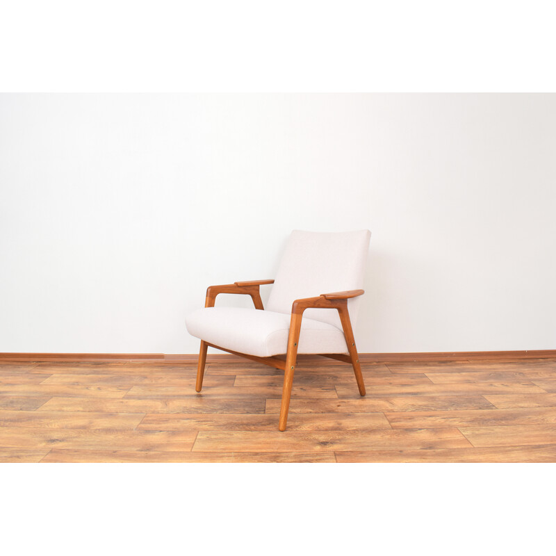 Vintage Ruster armchair in solid oakwood by Yngve Ekström for Swedese, 1960