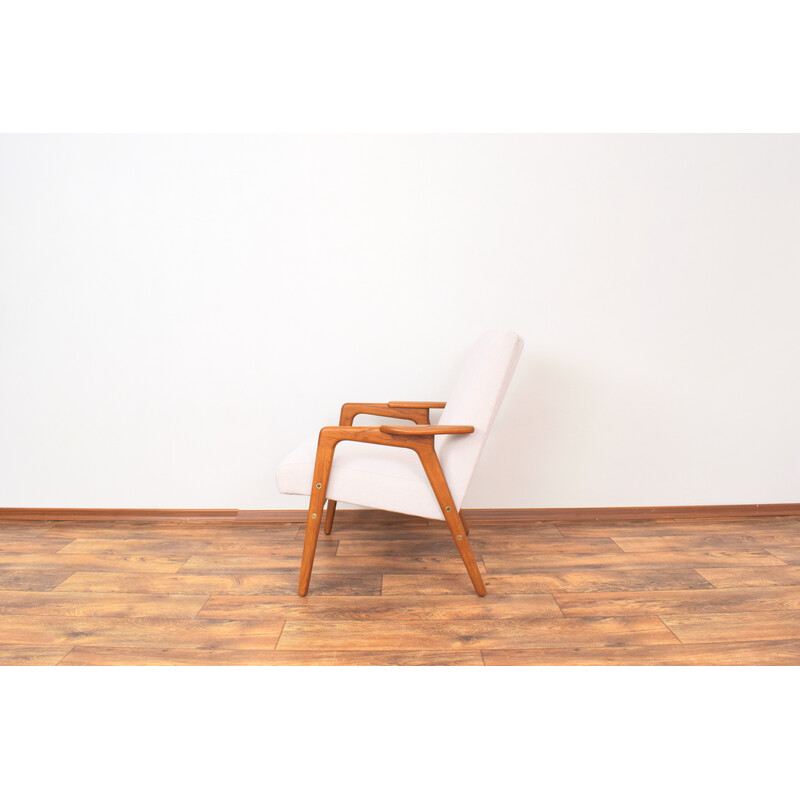 Vintage Ruster armchair in solid oakwood by Yngve Ekström for Swedese, 1960