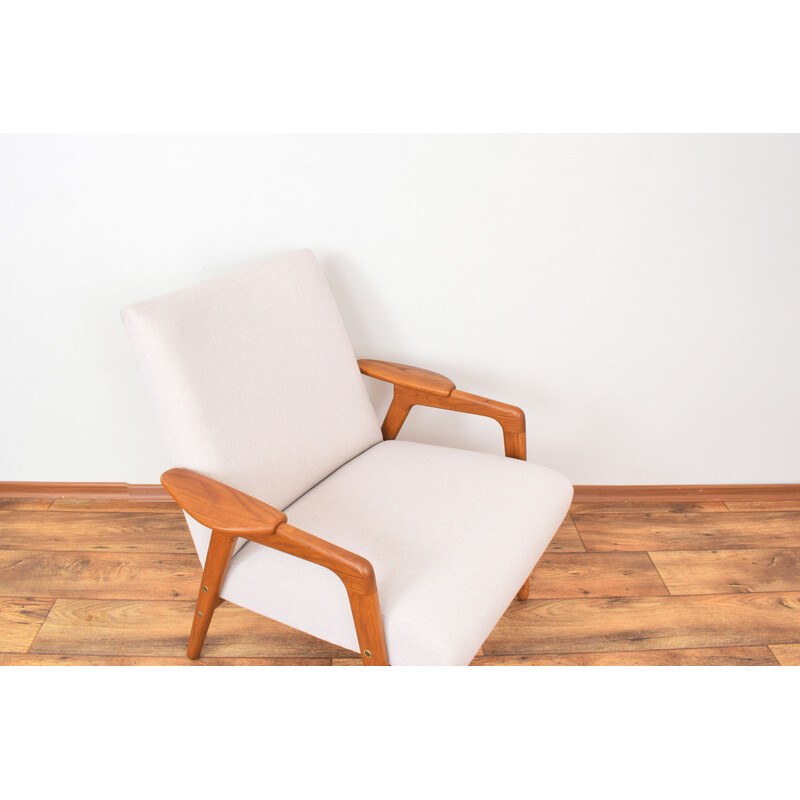 Vintage Ruster armchair in solid oakwood by Yngve Ekström for Swedese, 1960