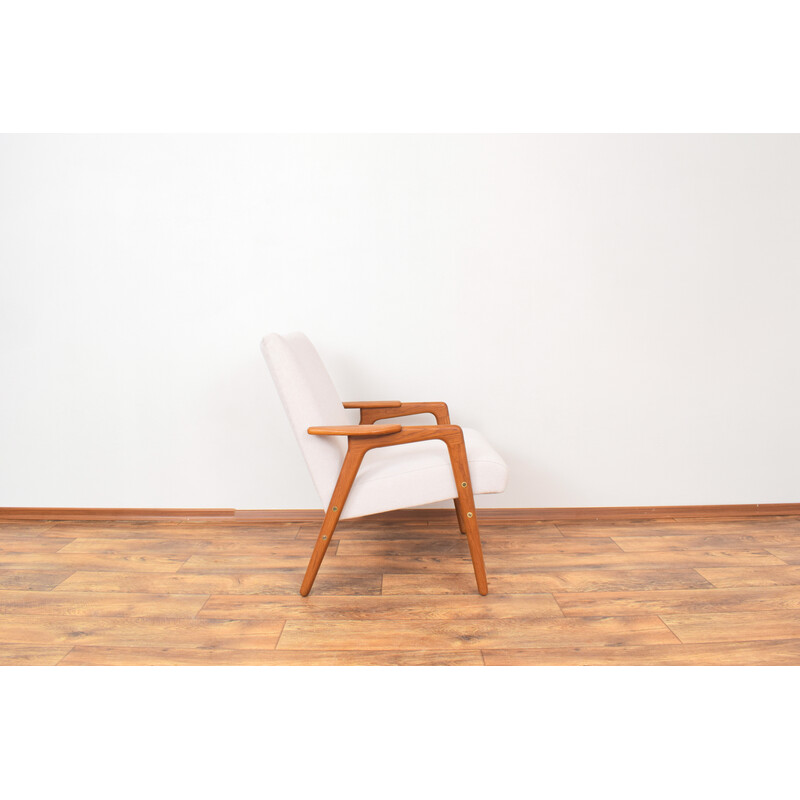 Vintage Ruster armchair in solid oakwood by Yngve Ekström for Swedese, 1960