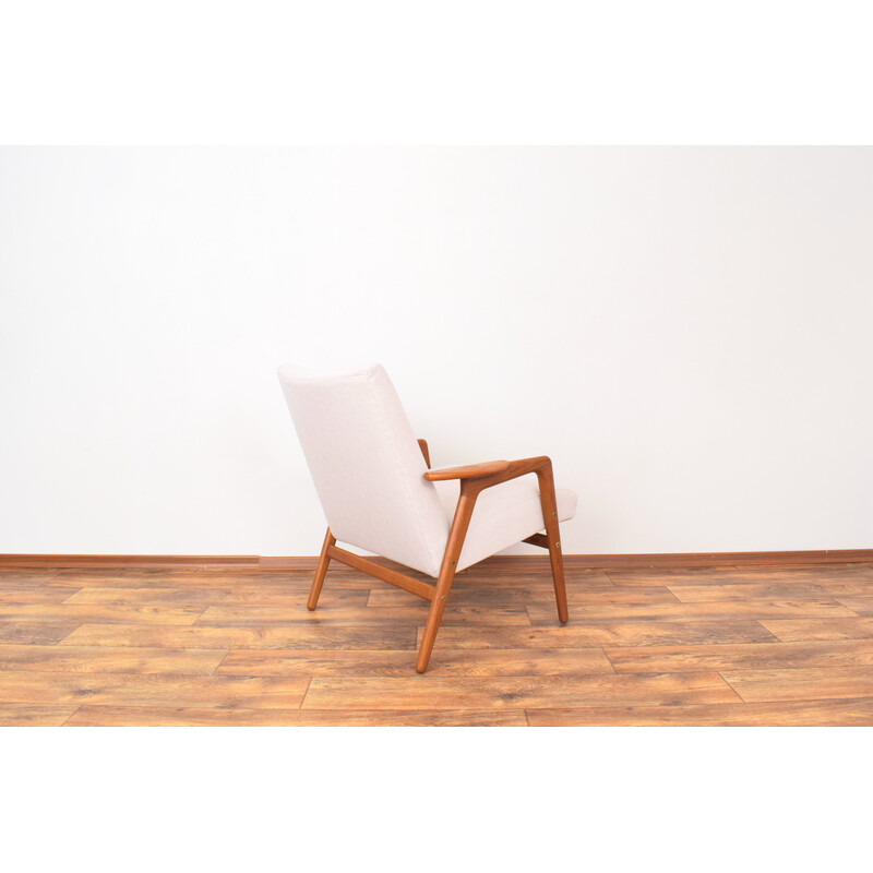 Vintage Ruster armchair in solid oakwood by Yngve Ekström for Swedese, 1960