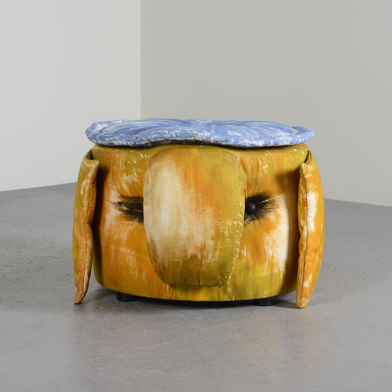 Pair of vintage poufs model Gli Amici by Gaetano Pesce, Italy 2009