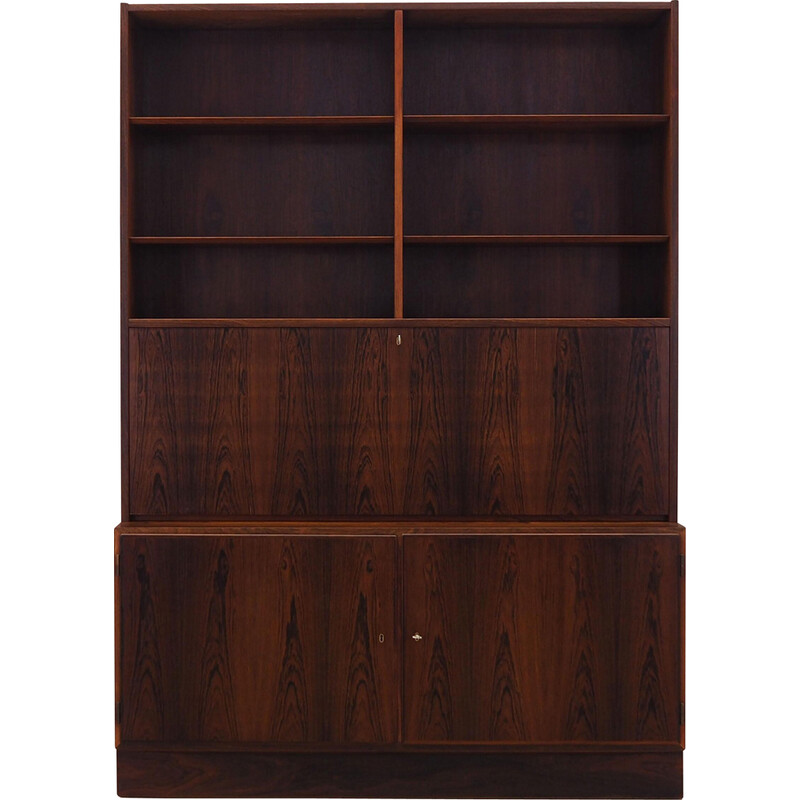 Vintage rosewood bookcase by Carlo Jensen for Hundevad, Denmark 1970