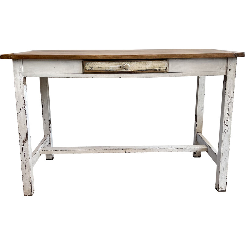 Vintage solid wood farm table