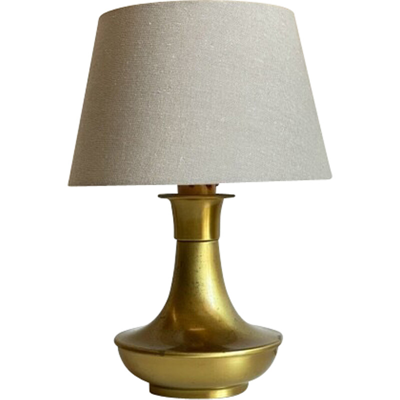 Vintage brass lamp, 1970