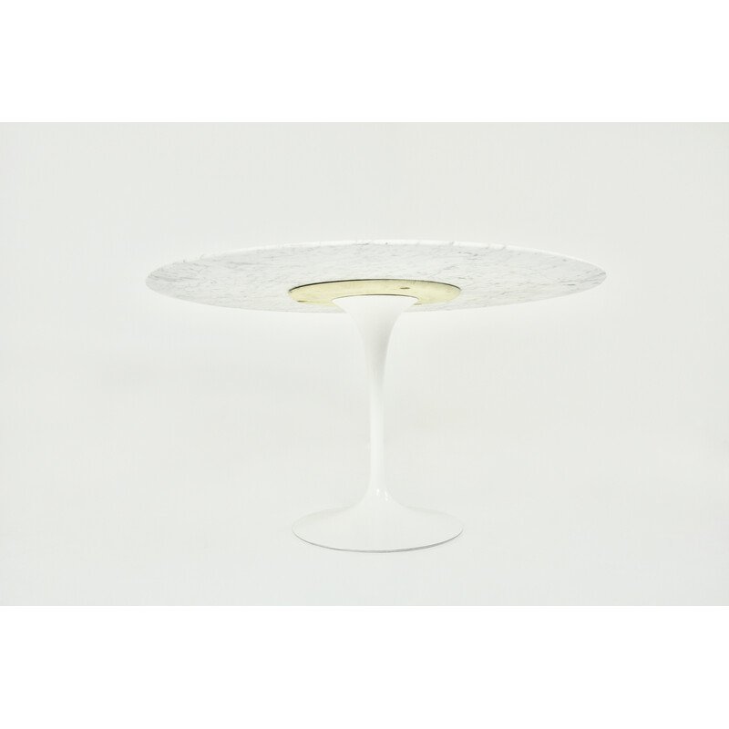 Mesa de comedor vintage de mármol de Eero Saarinen para Knoll International, 1960