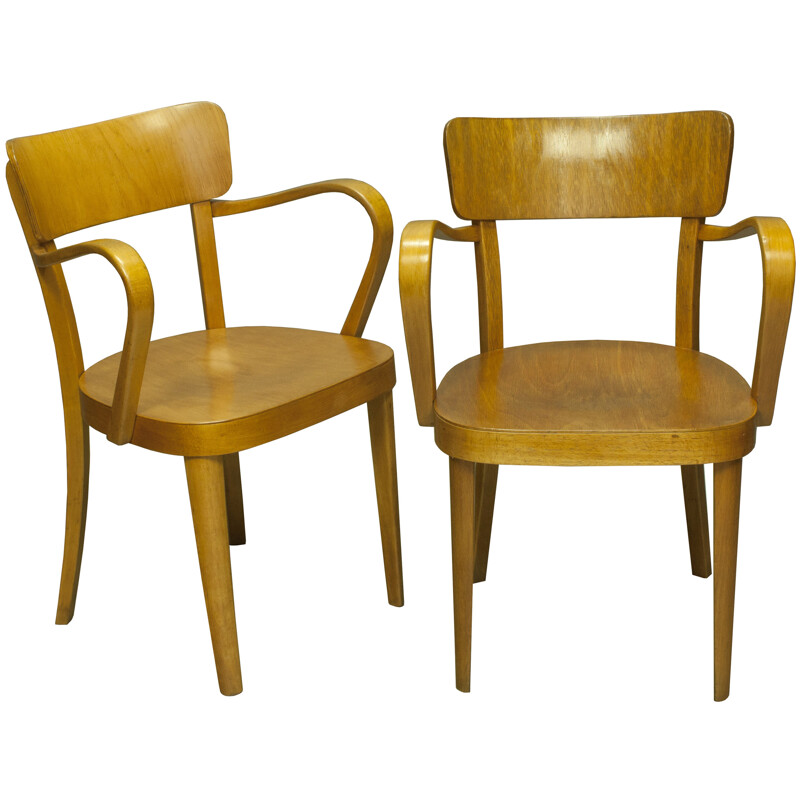 Paire de chaises A524F par Thonet - 1930